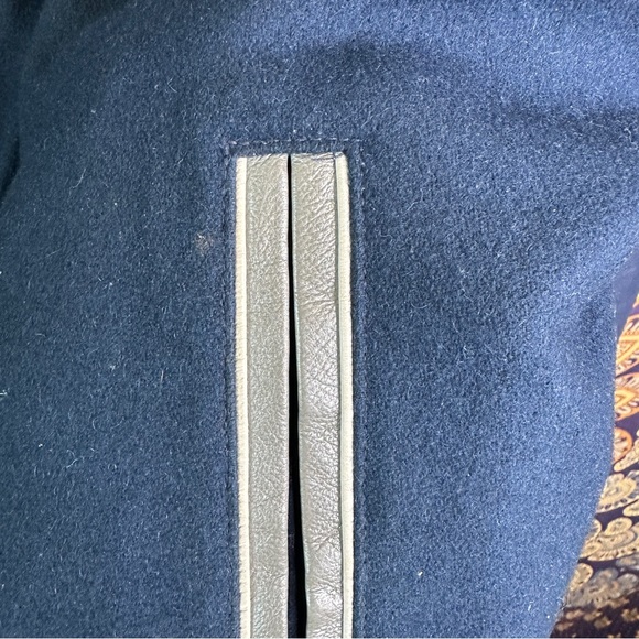 New England Patriots wool & leather bomber jacket - Picture 10 of 15